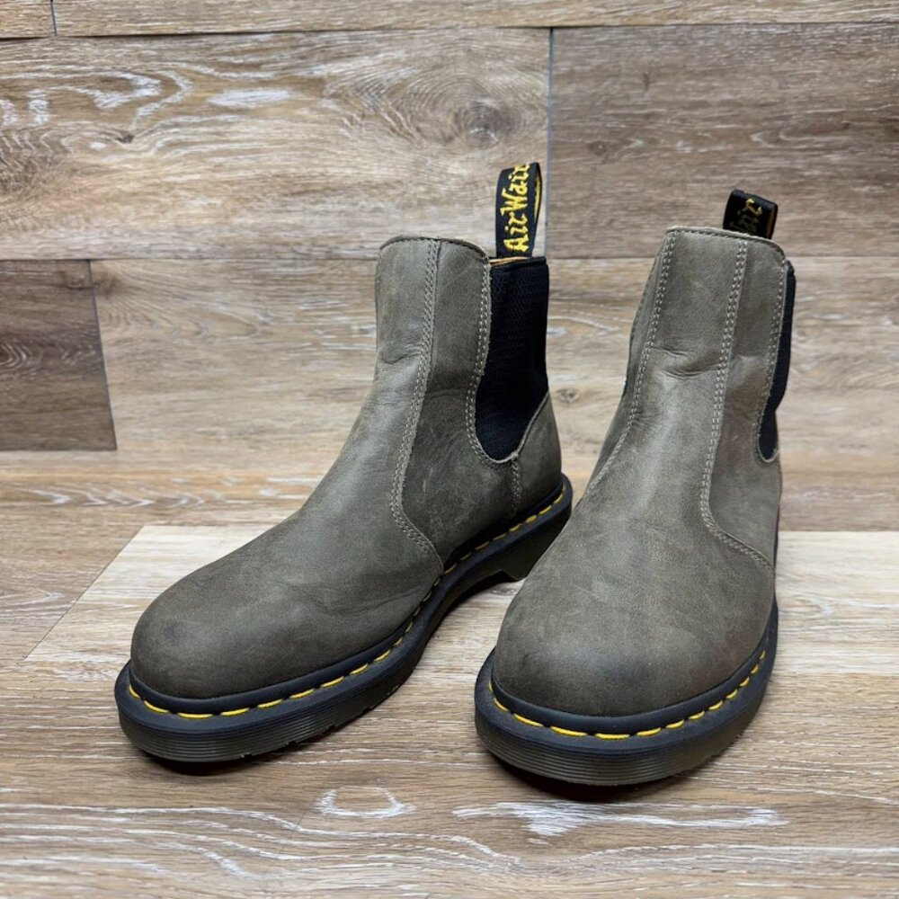 Dr. Martens Gray Ankle Boots